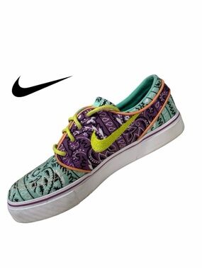 Nike ZoomAir Stefan Janoski NikeiD Paisley Bandana Design Sneakers‎ - Size 6.5
